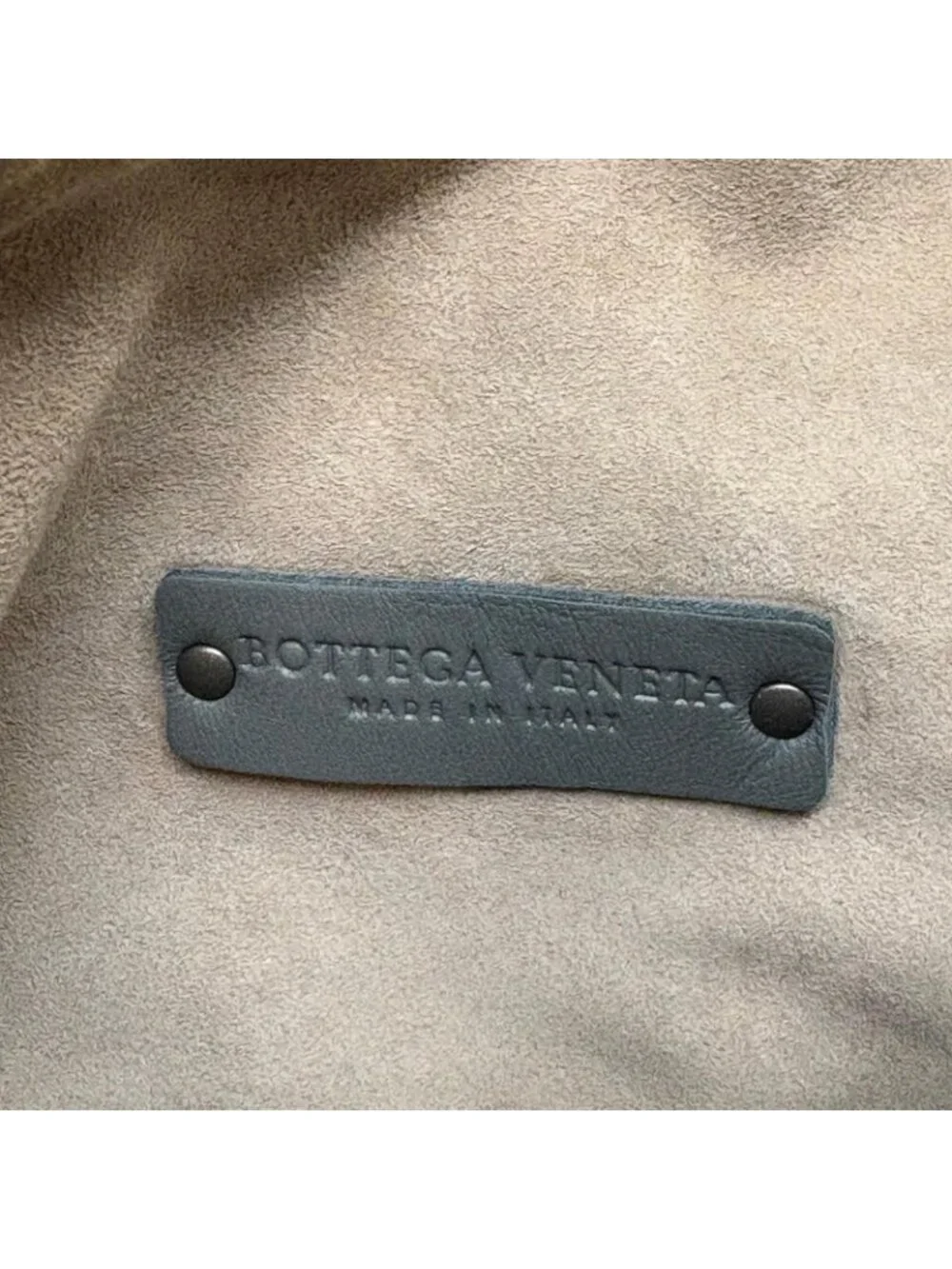 Bottega Veneta Intrecciato Gray Leather Shoulder Bag